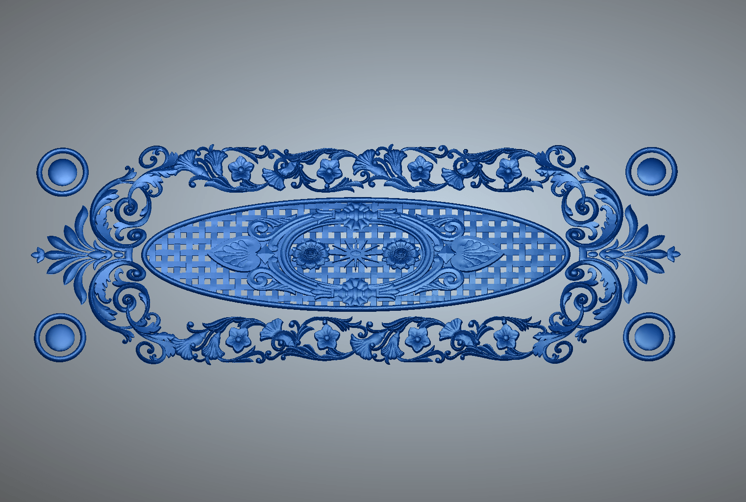 3D Door Design STL File