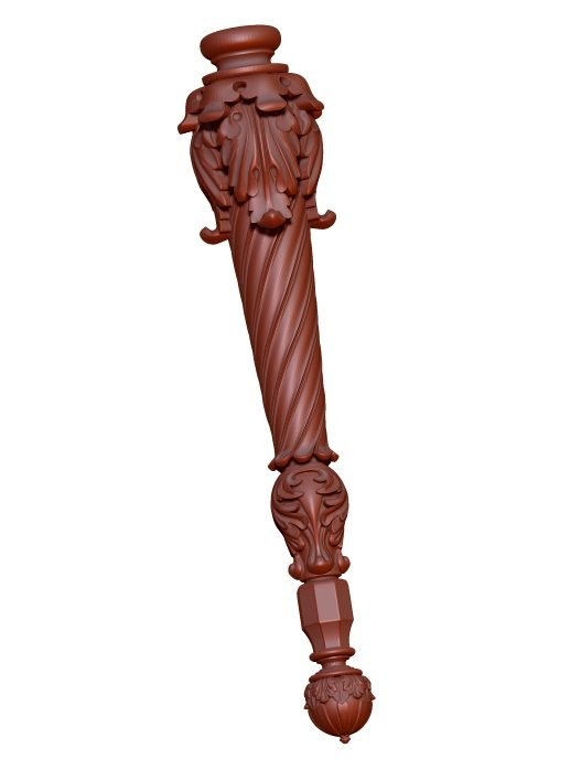 3d Table Leg Design For Wood Carving Stl File Free Download A000221