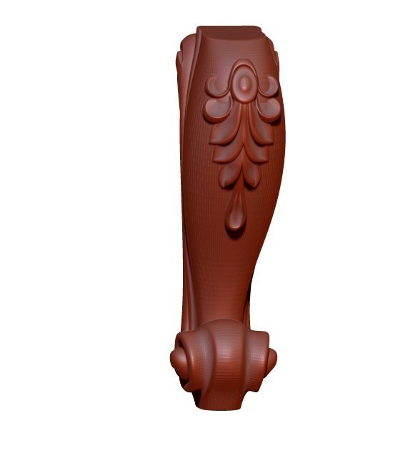 3d Table Leg Design For Cnc Wood Carving Stl File Free Download A000214