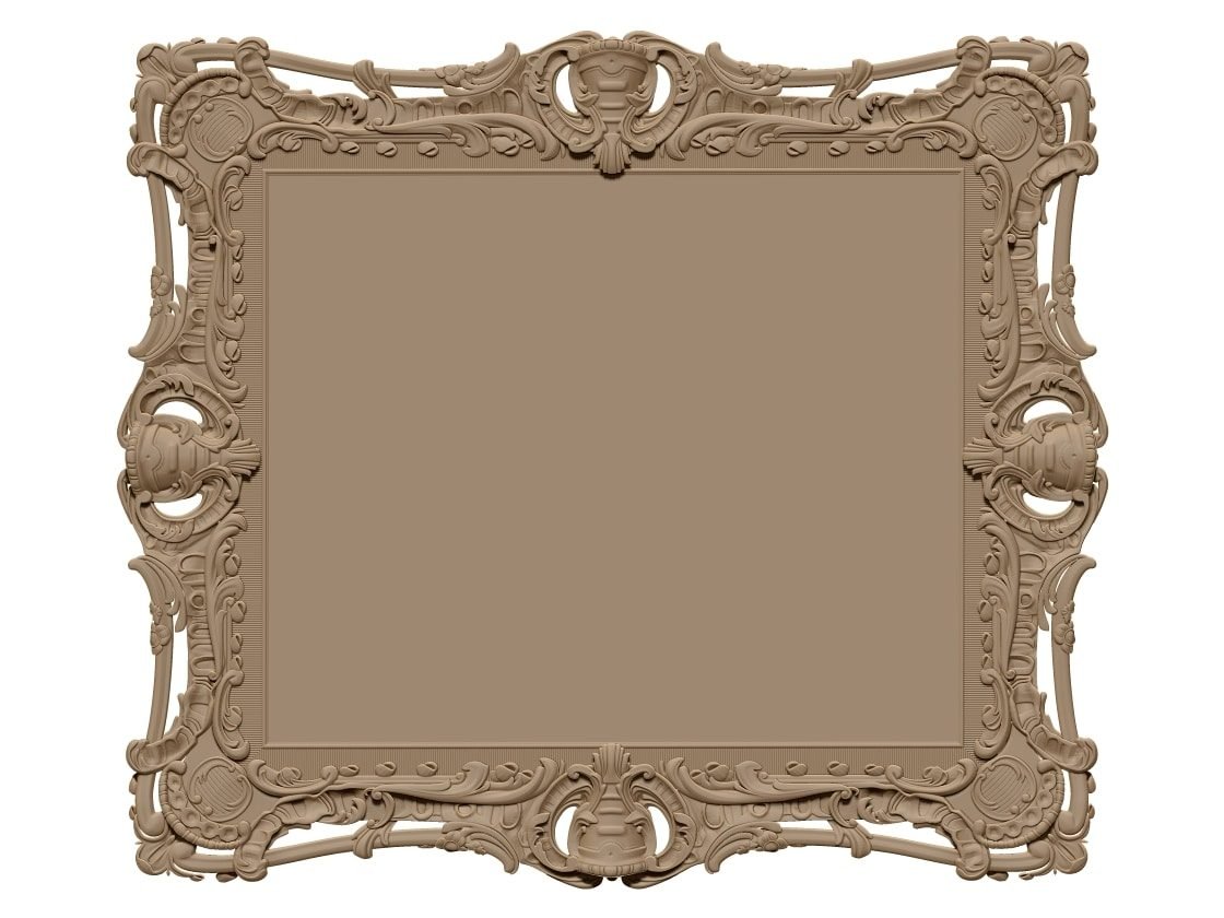 Mirror Frame 3d Model Stl File Download A000412