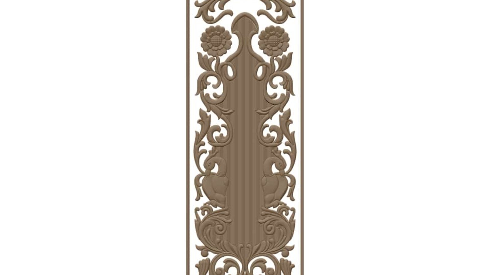 Door design for CNC engraving STL file Free Download A000621