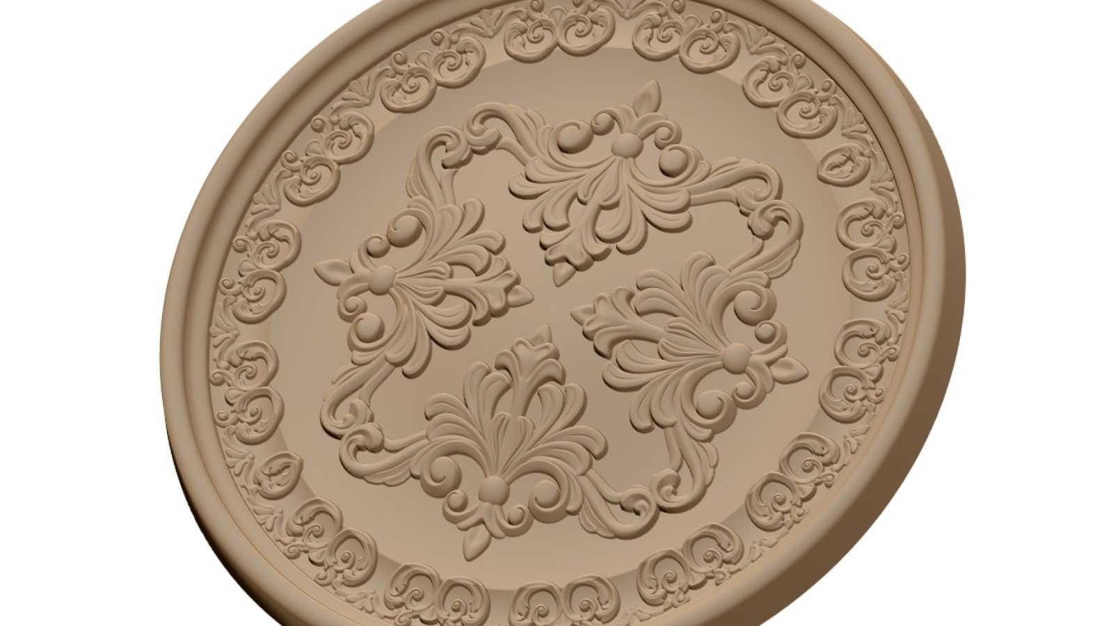 3D Circular Pattern stl file free download A000682