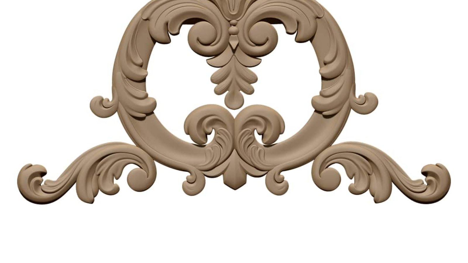 3D Wood Carving Design OBJ file free download A000701