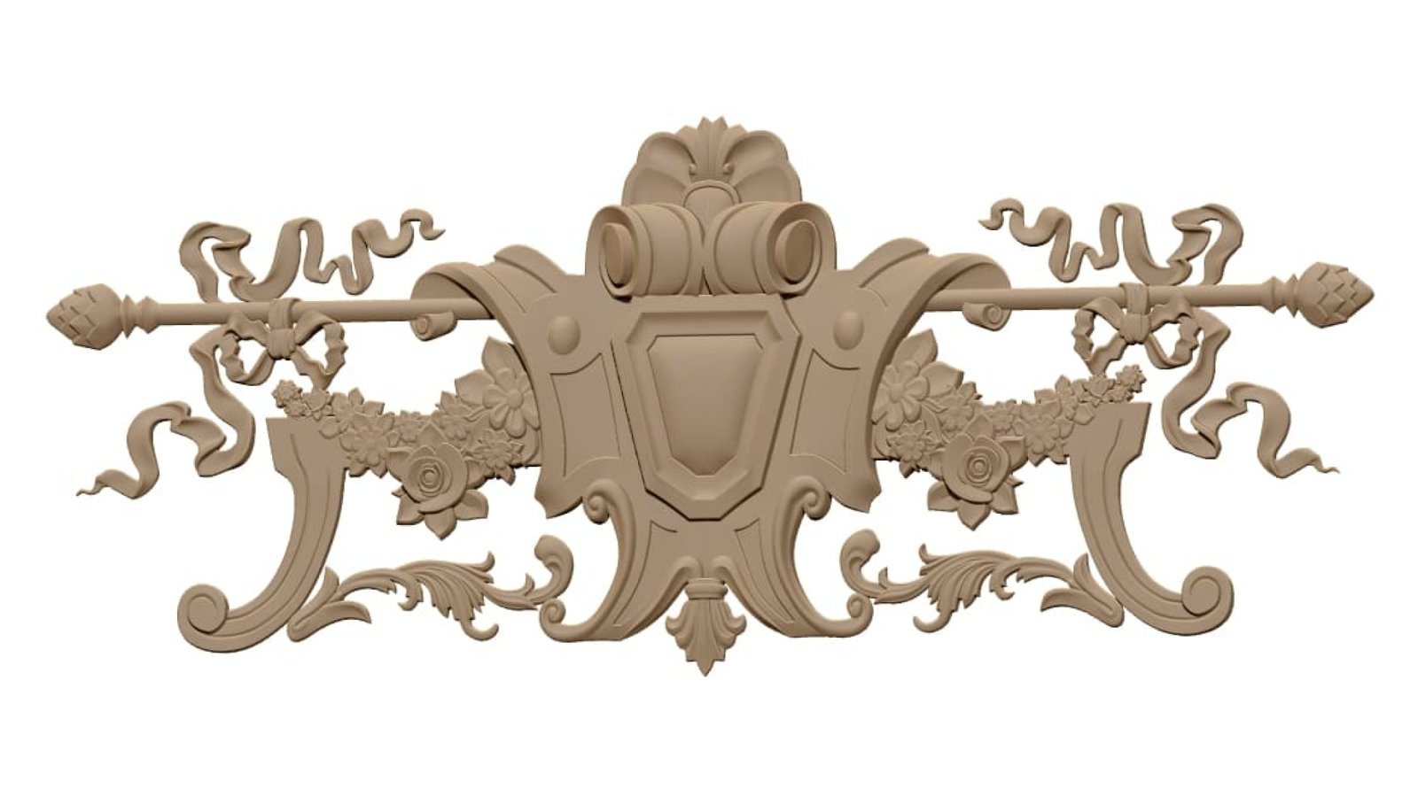 3D Carving Design OBJ file free download A000741