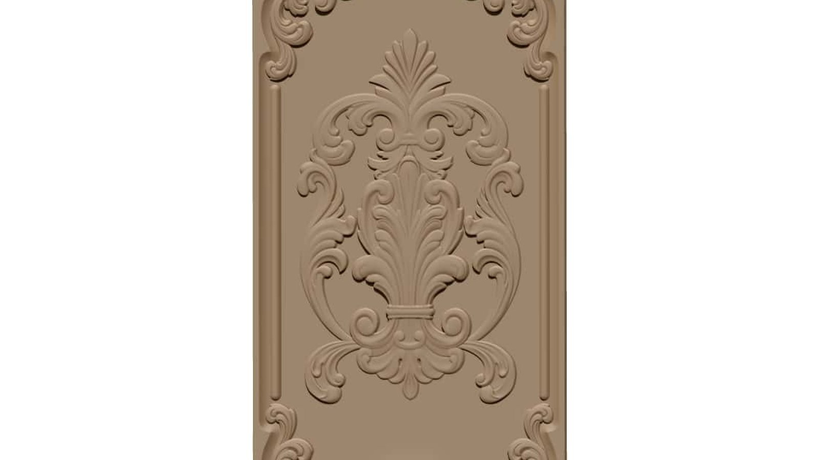 3D Carving Design OBJ file free download A000745