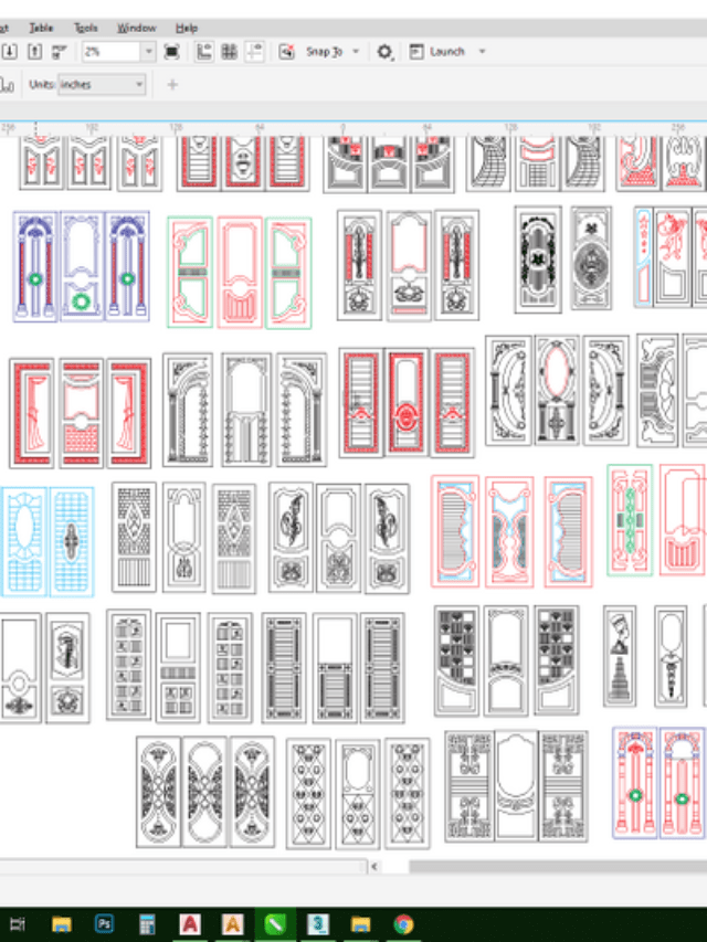 New 2.5D door design for cnc router | 3D Stl Files Download
