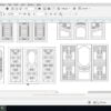 2D Door Designs | V-carving Door Design ready eps File for CNC Router
