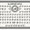 Allah names vector free download