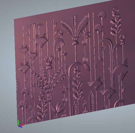 3D Wall Panel Design for artCAM CNC