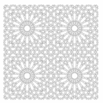 Islamic pattern dxf dwg free download cnc design