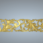 Download a 3D cornice design for Artcam