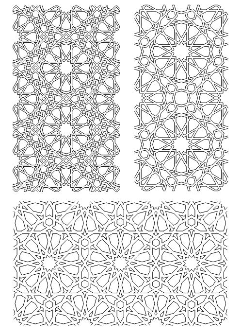 Islamic Jali Pattern Designs For Cnc Laser Cutting