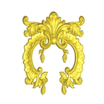 3D STL Center Flower model design for CNC engraving