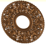 3D Pattern Design in circle for CNC  engraving wood working