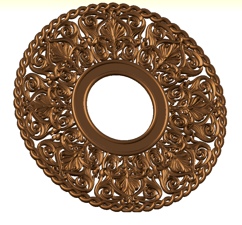 3d Pattern Design In Circle For Cnc Engraving Wood Working