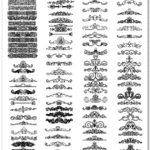 Decorative elements for laser cutting and engraving file download dxf