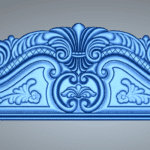 Luxury Bed Design for CNC Engraving Download stl File