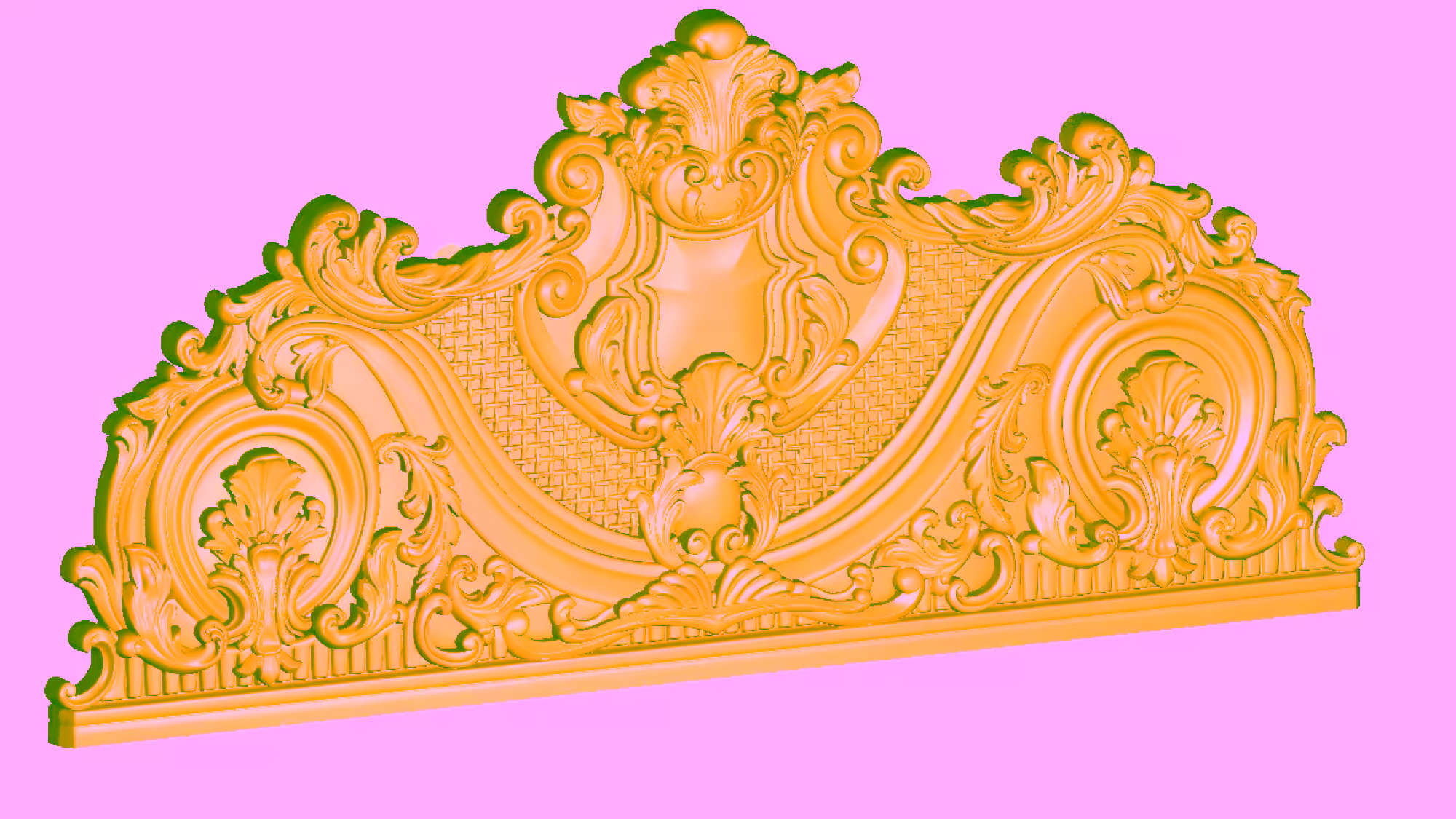 3D Bed Design download stl File for cnc router carving