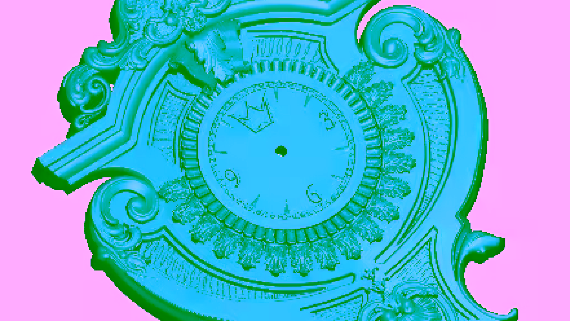 Clock Design 3d Model Stl File Free Download