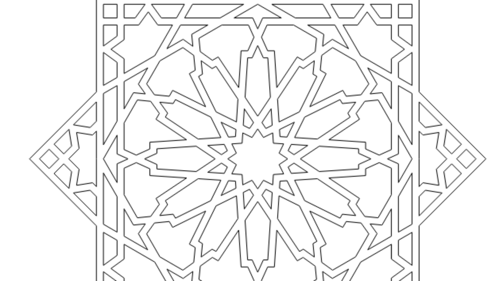 Islamic Art Vectors For Cnc Router Laser Cutting