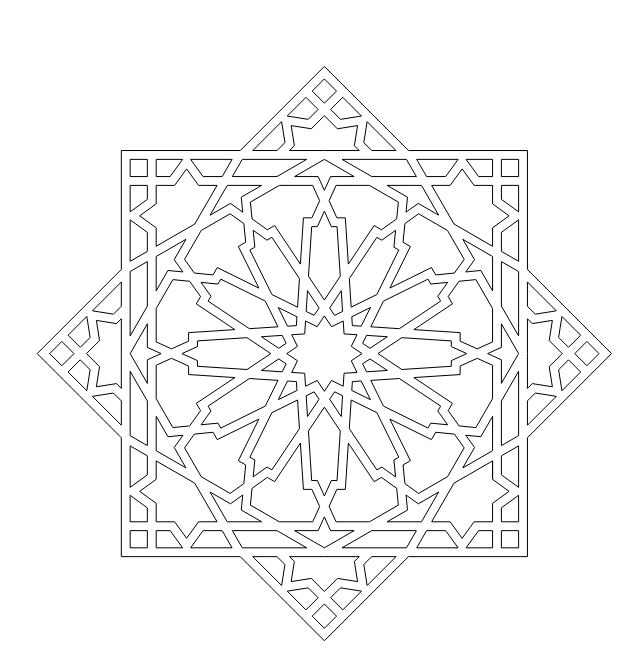 Islamic Art Vectors For Cnc Router Laser Cutting