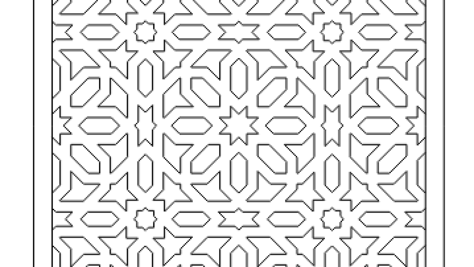 Islamic Geometric Pattern Dxf File Free Download A000089islamic Geometric Pattern Dxf File Free Download A000089