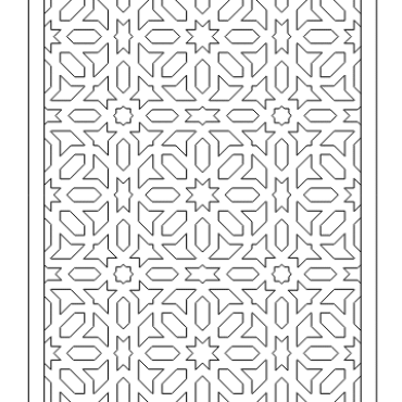 Islamic Geometric Pattern Dxf File Free Download A000089islamic Geometric Pattern Dxf File Free Download A000089