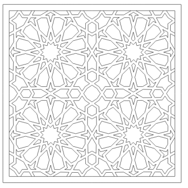 Islamic Geometric Patterns Vector For Cnc Router Free Download