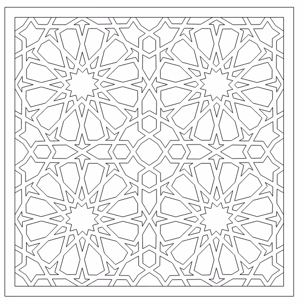 Islamic Geometric Patterns Vector For Cnc Router Free Download
