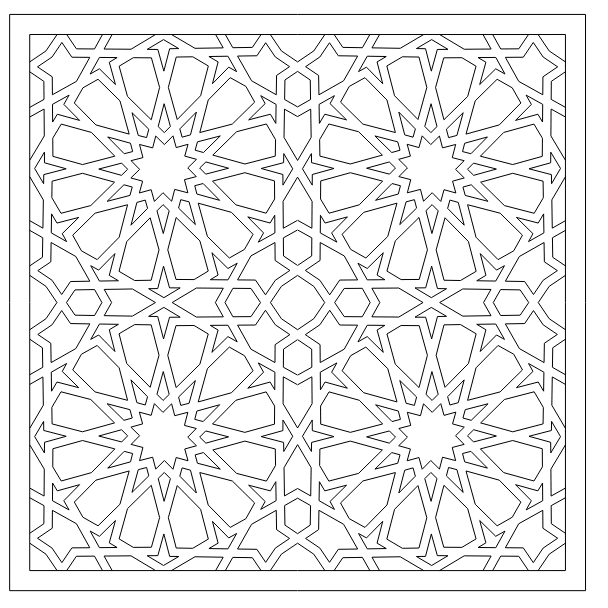 Islamic Geometric Patterns Vector For Cnc Router Free Download