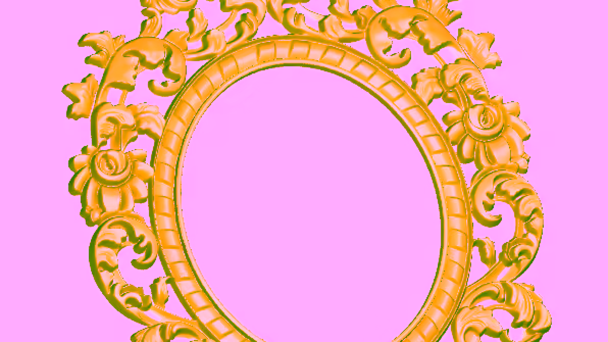 Mirror Frame 3d Model Free Download Stl File