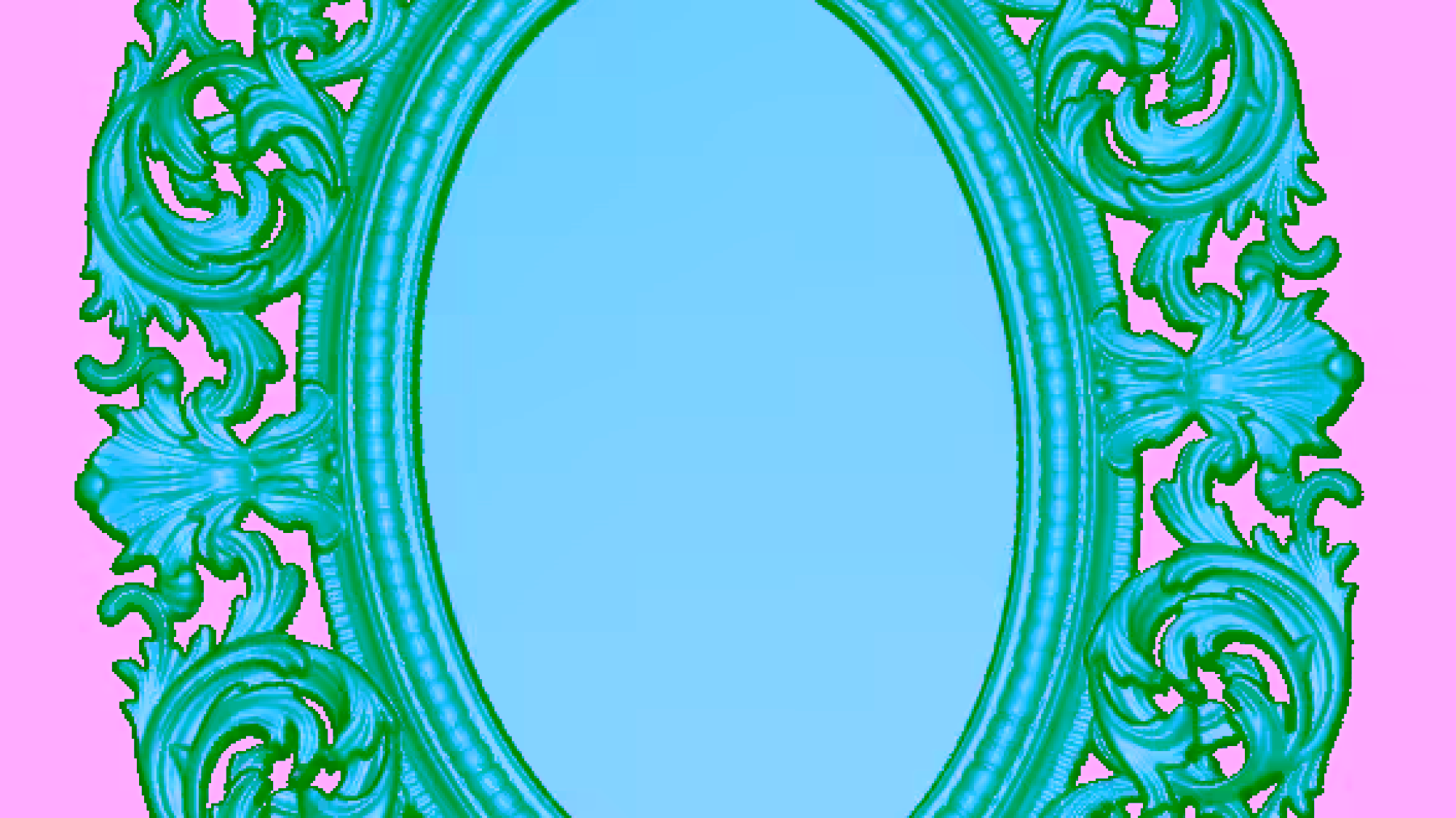 Mirror Frame Design For Cnc Wood Carving Download Stl File Free
