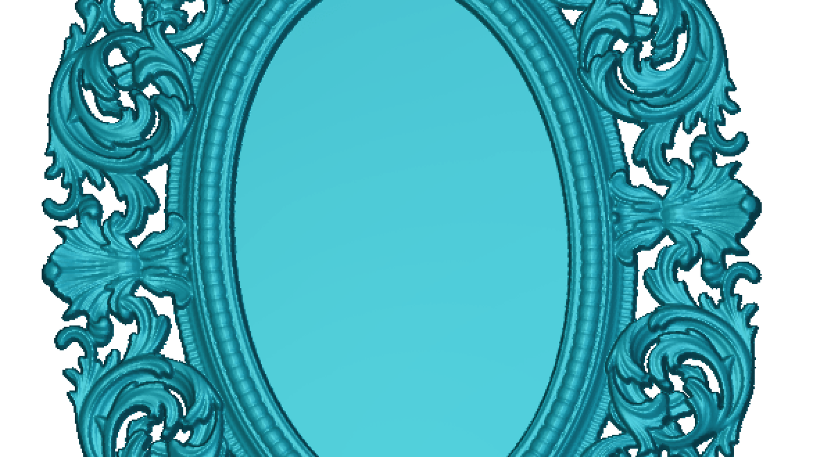 Mirror Frame Design For Cnc Wood Carving Download Stl File Free