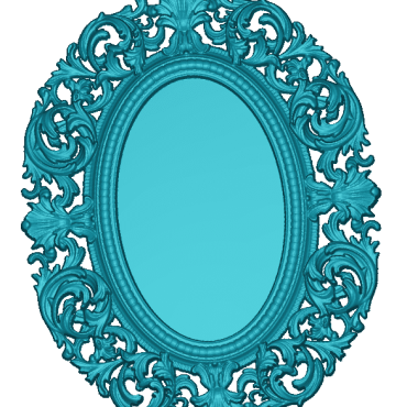 Mirror Frame Design For Cnc Wood Carving Download Stl File Free