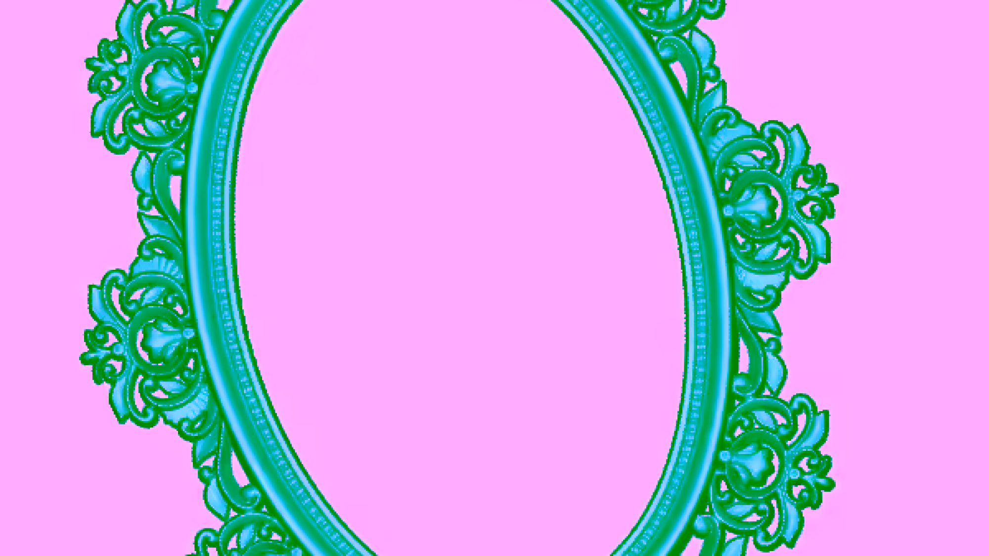 Mirror Frame Design For Cnc Wood Carving Stl File