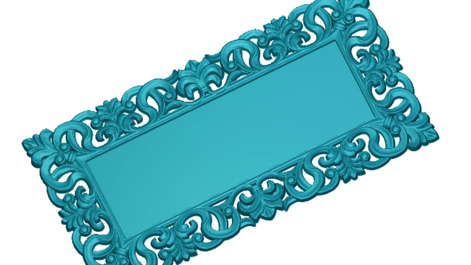 Mirror Frame Design Stl File For Cnc Wood Carving Free Download A000075