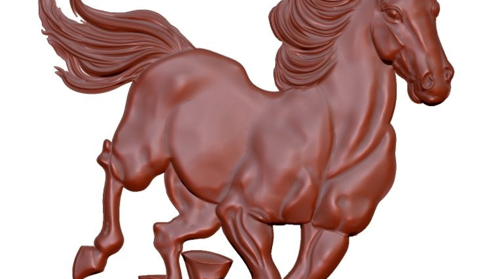 Running Horse Design For Cnc Router Carving Stl File Free Download A000088