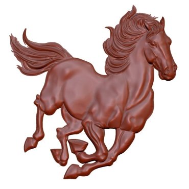 Running Horse Design For Cnc Router Carving Stl File Free Download A000088