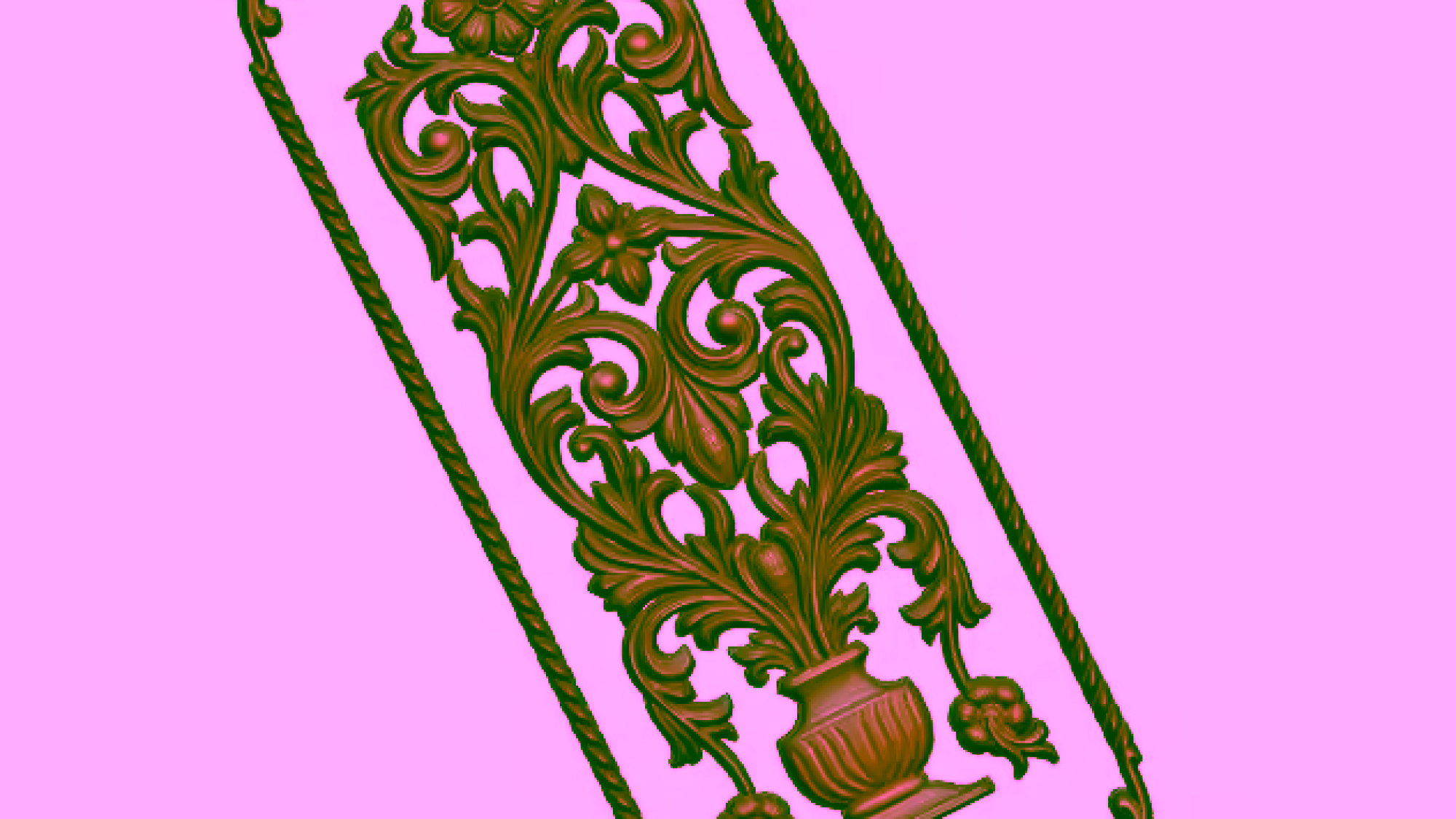 3d Door Design For Cnc Wood Carving Stl File Free Download – A000147
