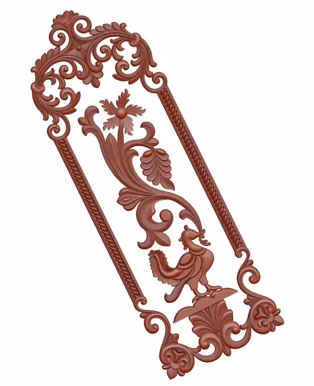 3d Door Design For Cnc Wood Carving Stl File Free Download – A000150