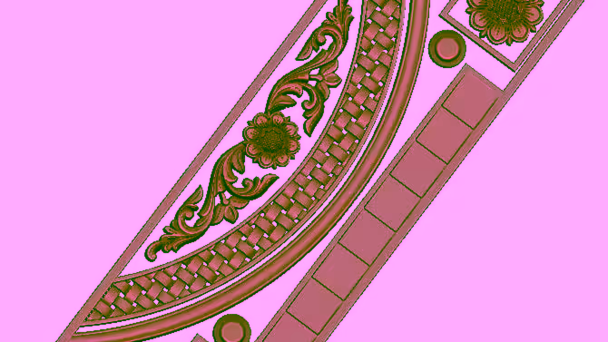 3d Door Design Stl File Free Download A000105