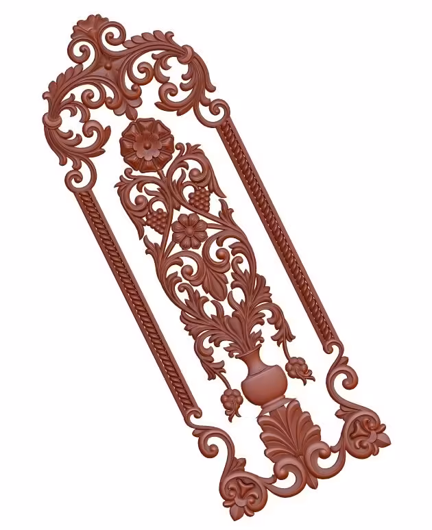 3d Door Frame Design For Cnc Wood Carving Stl File Free Download – A000149