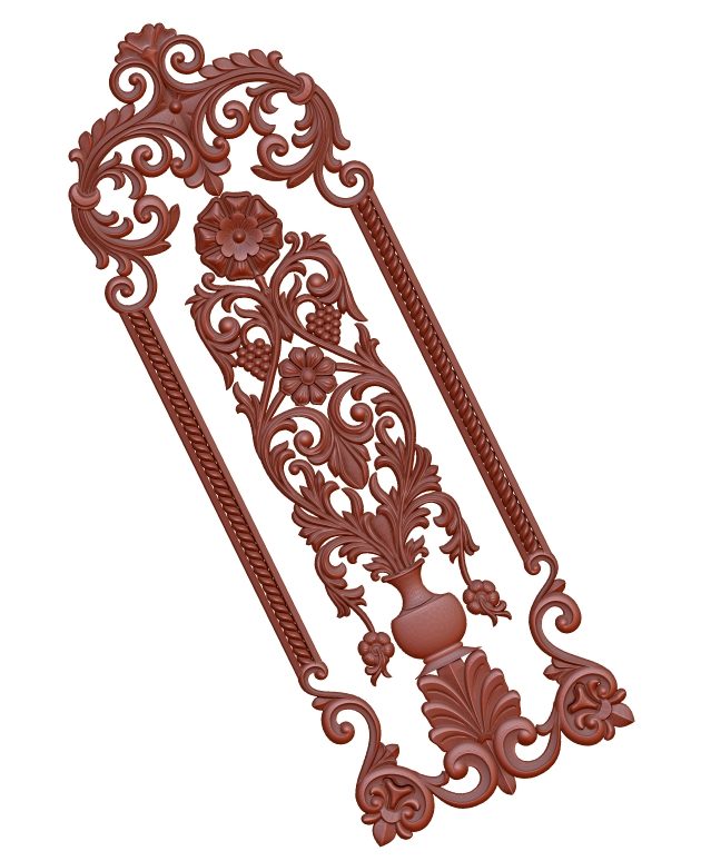 3d Door Frame Design For Cnc Wood Carving Stl File Free Download – A000149