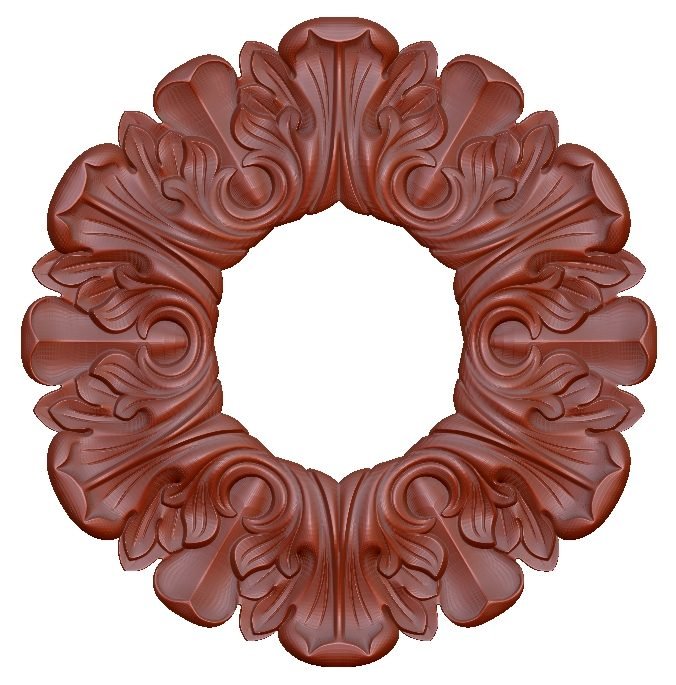 Circular Pattern For Cnc Wood Carving Stl File Free Download A000097