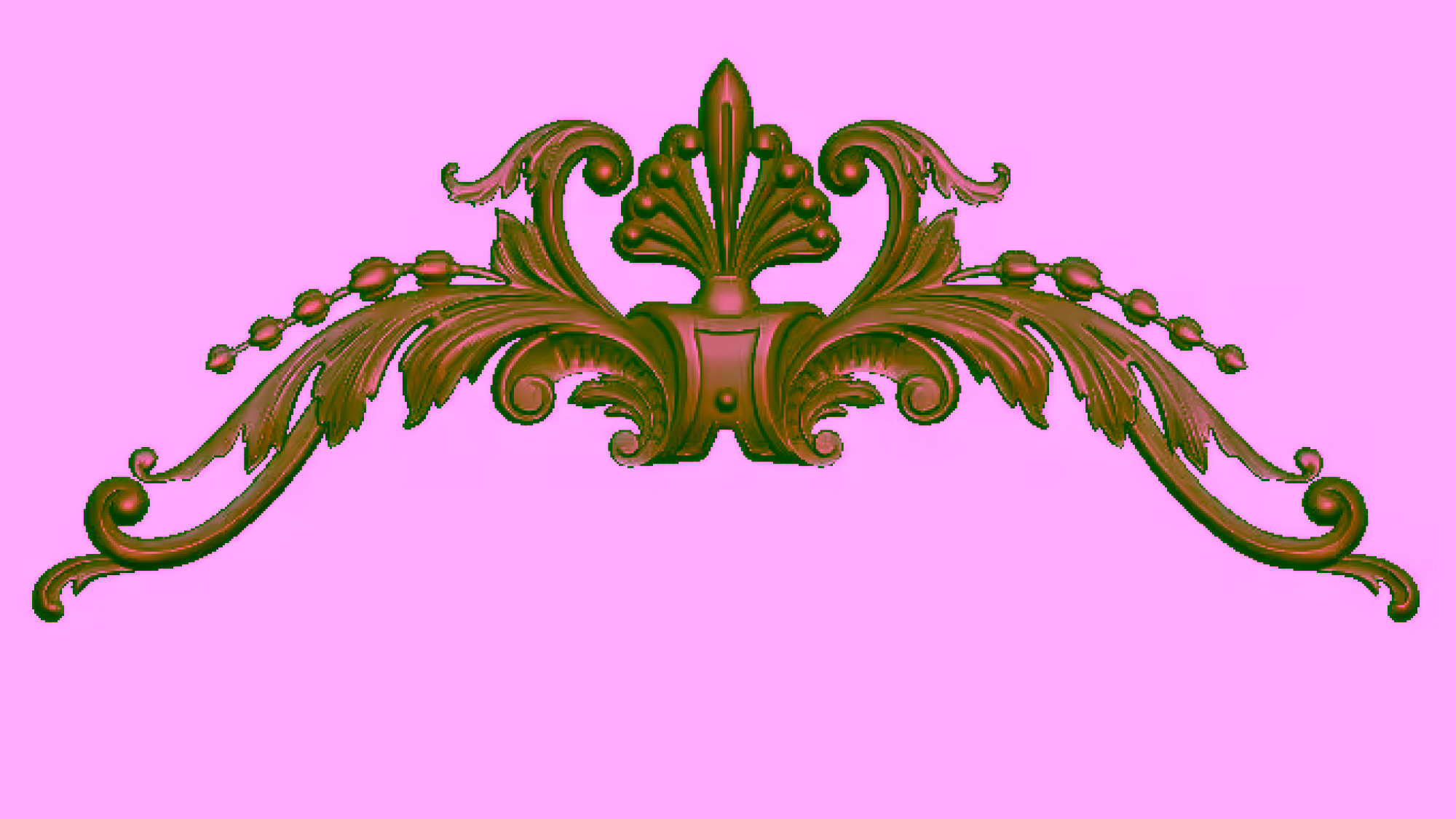 Decor Fo Cnc Wood Carving Stl File Free Download A000120