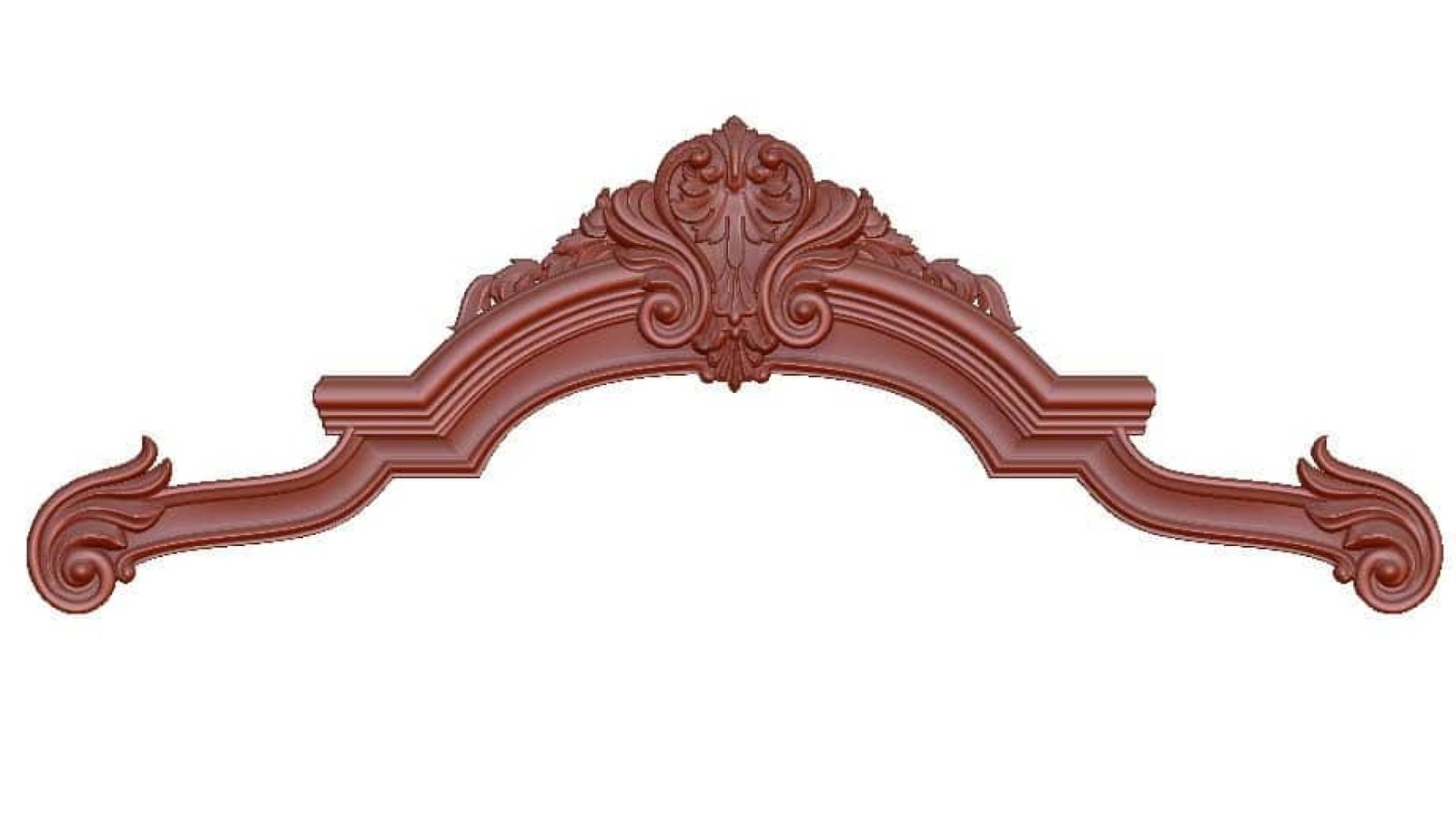 Decorative Arch Design For Cnc Wood Carving A000098