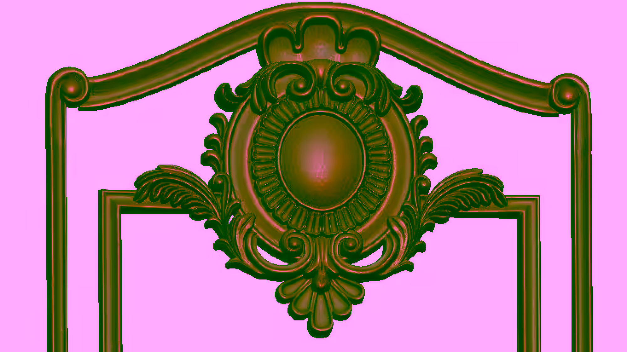 Decorative Frame Design For Cnc Wood Carving Atl File Free Download A000099