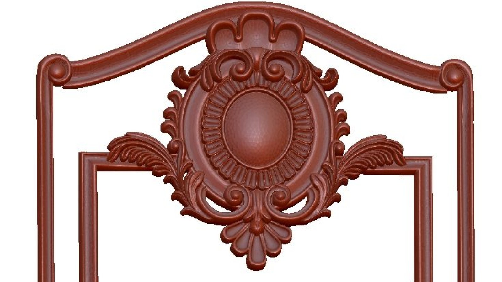 Decorative Frame Design For Cnc Wood Carving Atl File Free Download A000099