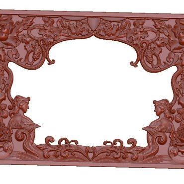 Decorative Frame Stl File For Cnc Wood Carving Free Download A000108