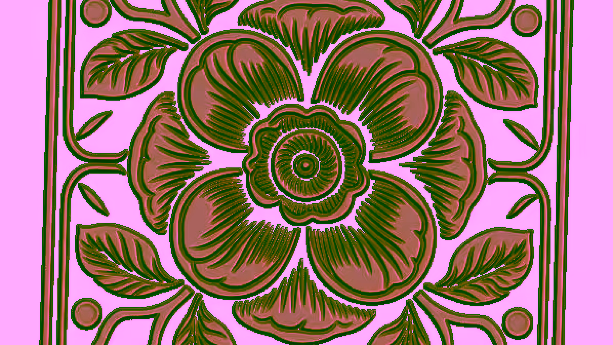 Decorative Pattern For Wood Carving Stl File Free Download A000109